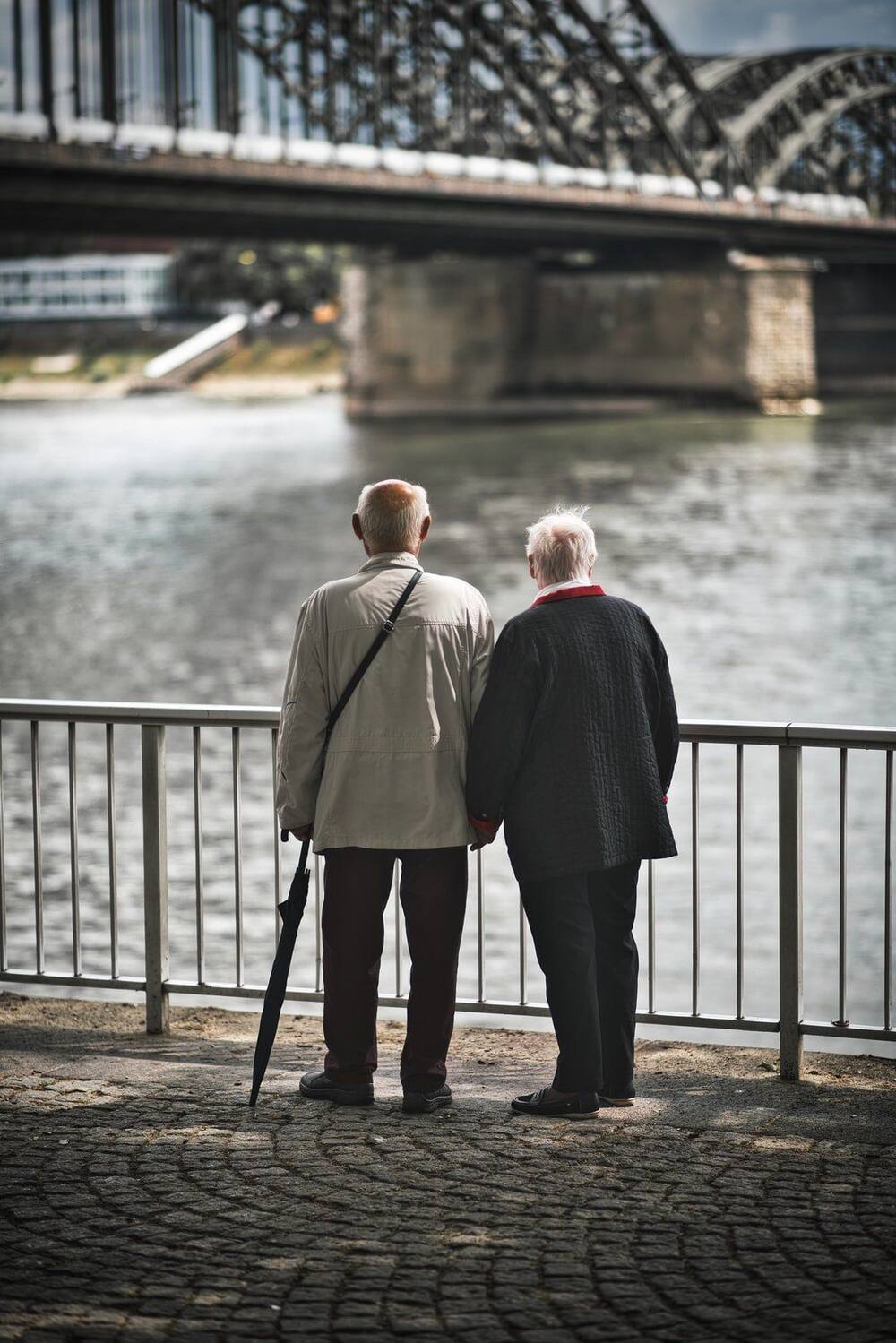 Older couple discussing advance health care planning